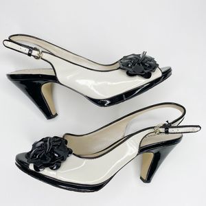 3/$30 Anne Klein Akerie Peep Toe Slingback